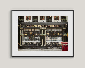 Lisa Russo Fine Art Travel Photography sherlock holmes pub fine art print - london bar photography print