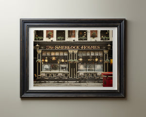 Lisa Russo Fine Art Travel Photography sherlock holmes pub fine art print - london bar photography print