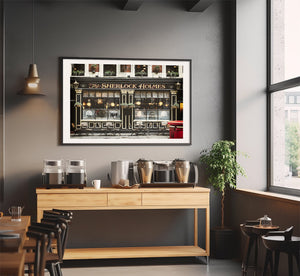 Lisa Russo Fine Art Travel Photography sherlock holmes pub fine art print - london bar photography print