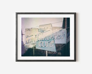 Lisa Russo Fine Art Travel Photography The Continental Club Austin Texas Neon Sign Photography