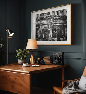 Lisa Russo Fine Art Travel Photography The White Lion Pub | London Architecture Print | Color & Black and White Wall Art
