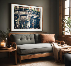 Lisa Russo Fine Art Travel Photography The White Lion Pub | London Architecture Print | Color & Black and White Wall Art
