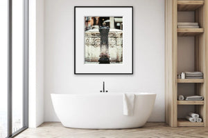 Lisa Russo Fine Art Travel Photography Venice Fountain Print for Tuscan Bathroom Decor - Elegant Italy Wall Art