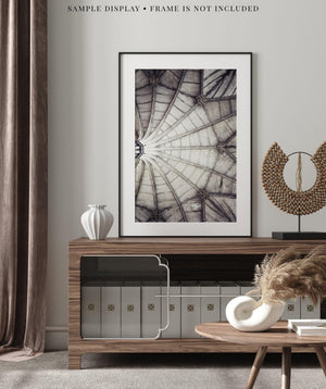 Lisa Russo Fine Art Travel Photography Westminster Abbey London Print - Neutral Greys - Elegant Wall Art