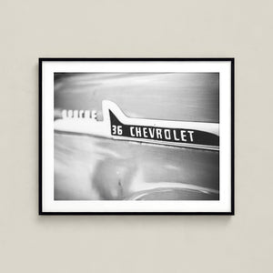 Lisa Russo Fine Art Vintage Car Photography Chevy Apache Vintage Truck Print | Teal Classic Car Wall Art