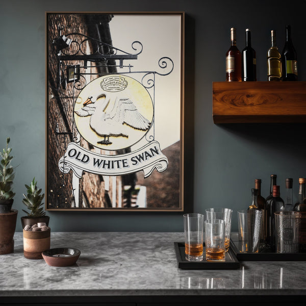Lisa Russo Fine Art York England | Old White Swan Pub Sign