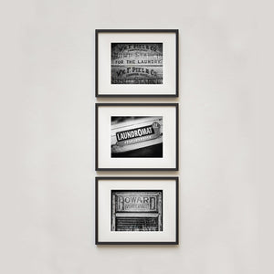 Retro Laundry Room Art Prints Set of 3 - Vintage Laundromat Decor