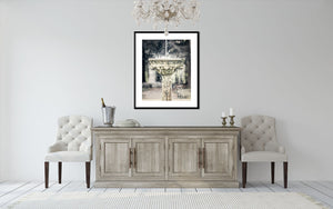 Fountain Wall Decor for Dining Room or Bathroom - Vertical