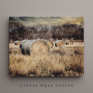 A set of six framed pictures depicting various farm scenes, including silos, windmills, and barns.