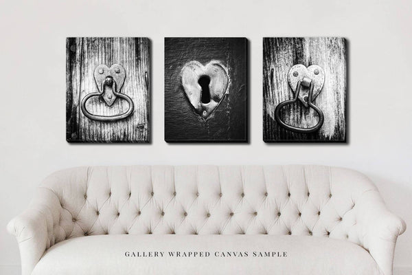 Heart of the Home | Black and White | Art Prints Set of 3
