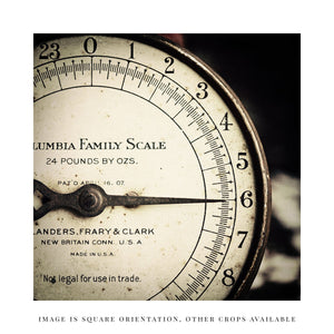 Vintage Kitchen Scale Print - Farmhouse Decor for your Country Home