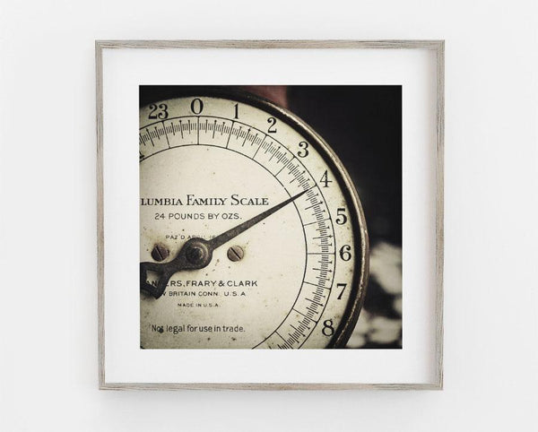 Vintage Kitchen Scale Print - Farmhouse Decor for your Country Home