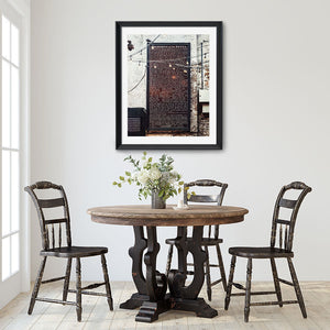 London Vintage Rent Schedule Kitchen Wall Decor - Borough Market