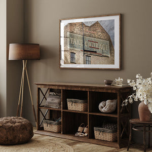 London Ghost Sign Print - Historic City Landmark Wall Art