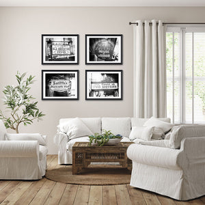 New Orleans Bourbon Street Bar Signs - Art Prints Set of 4