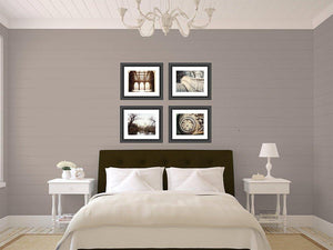 New York City Bronze and Sepia Art Prints  Set of 4